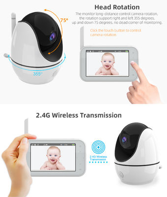 PTZデジタルの無線赤ん坊のモニターの長期4.5インチ スクリーンの接触ボタン