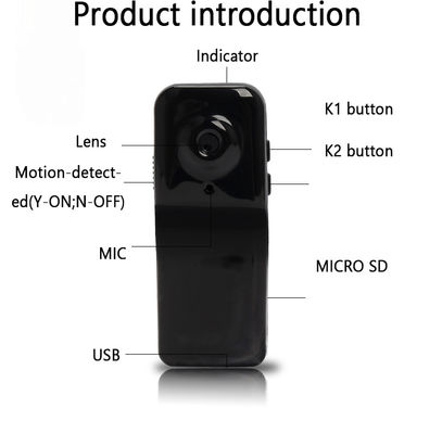 携帯用960P小型DV HDのカメラUSBサポート ビデオ動き検出